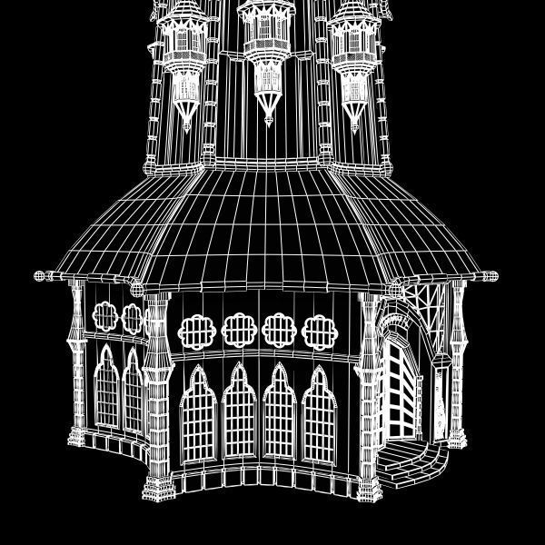 Little chirch 3D model_6