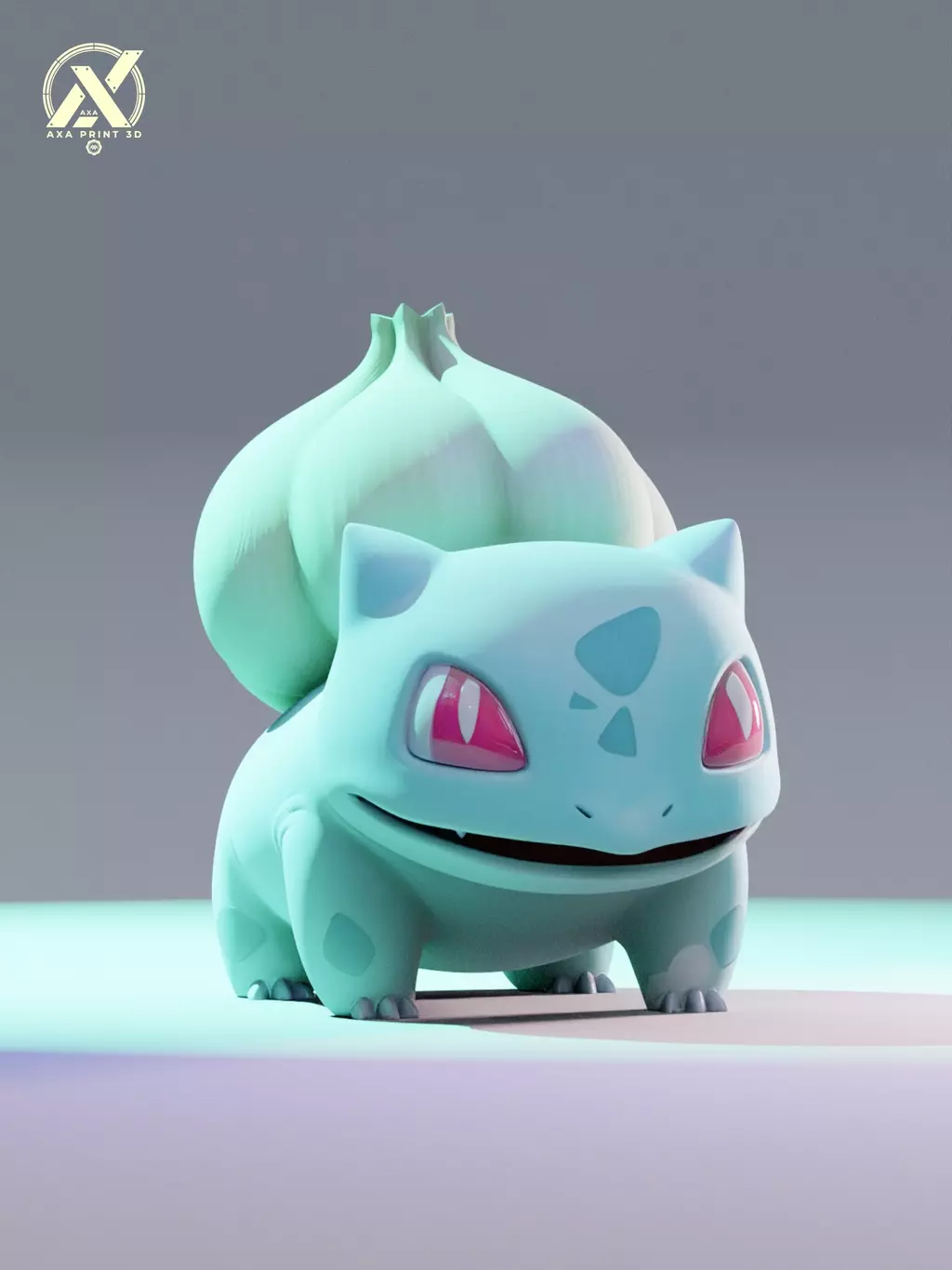 Bulbasaur 3D Print Model High-Detail Pokemon STL 3D print model
