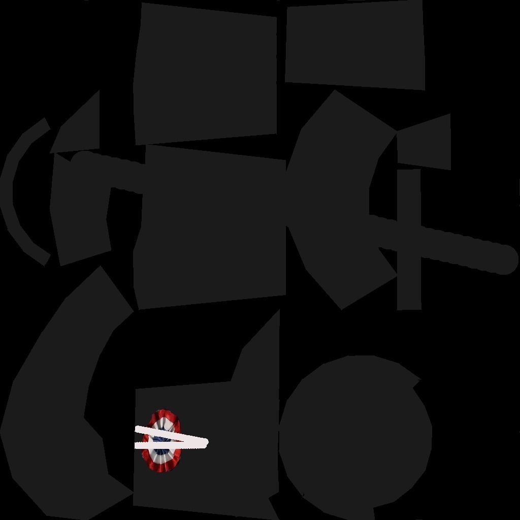 Black Dragoon  LOW POLY Napoleonic wars Low-poly 3D model_14