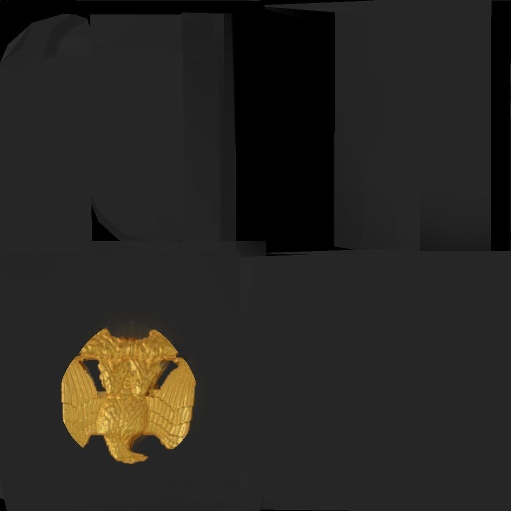 Black Dragoon  LOW POLY Napoleonic wars Low-poly 3D model_9