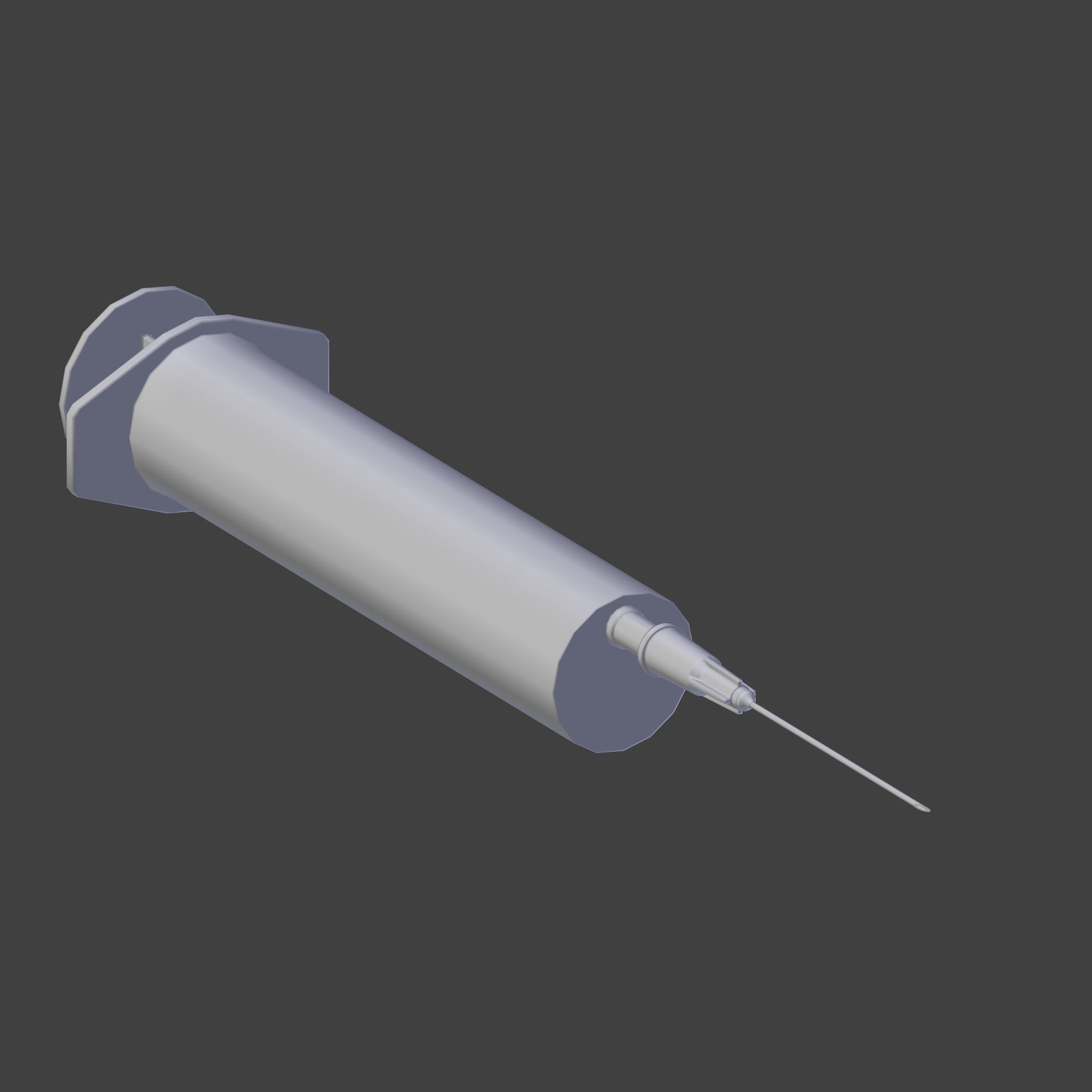 Syringe 2 injection 3D model_5
