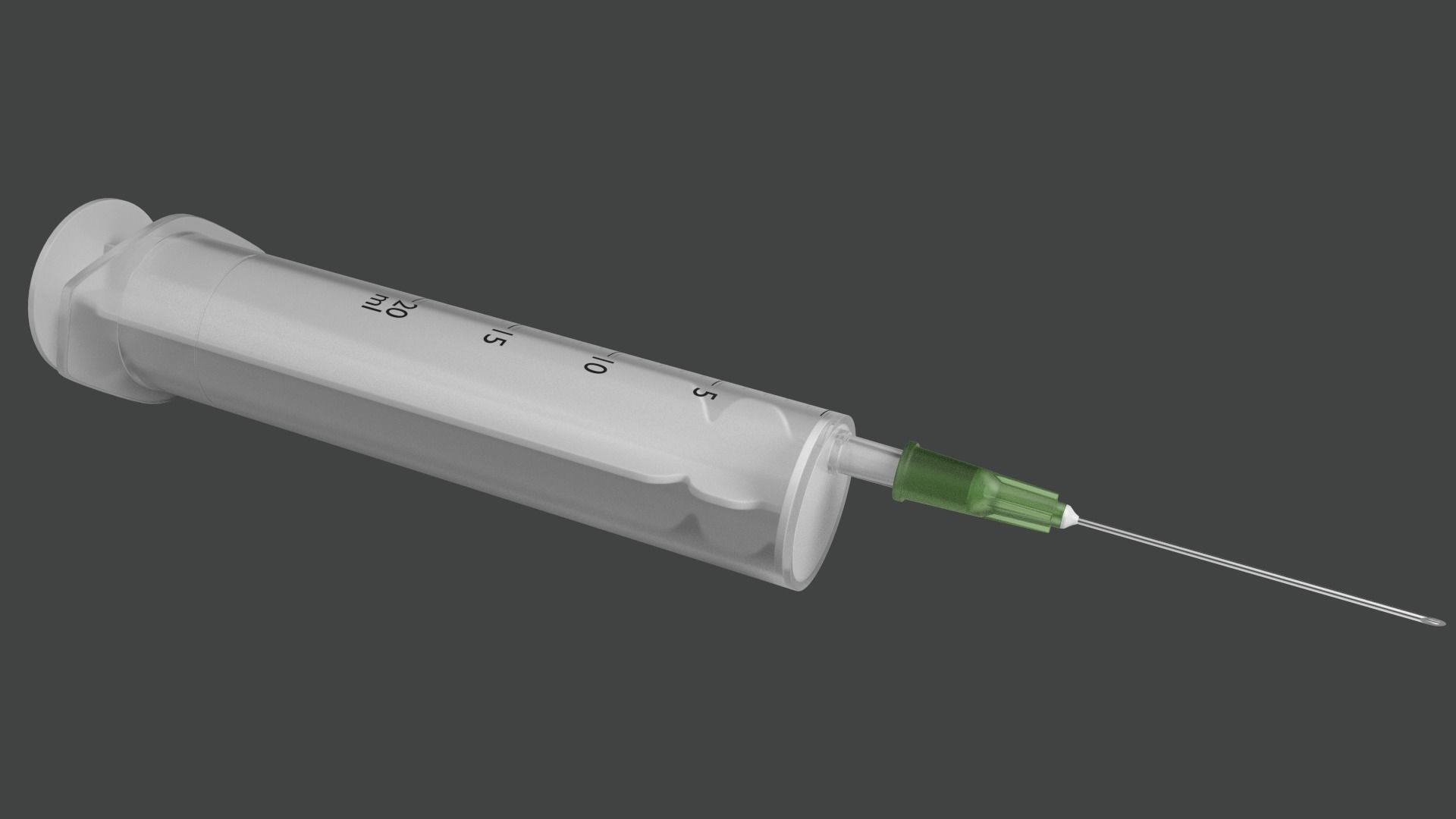 Syringe 2 injection 3D model_1