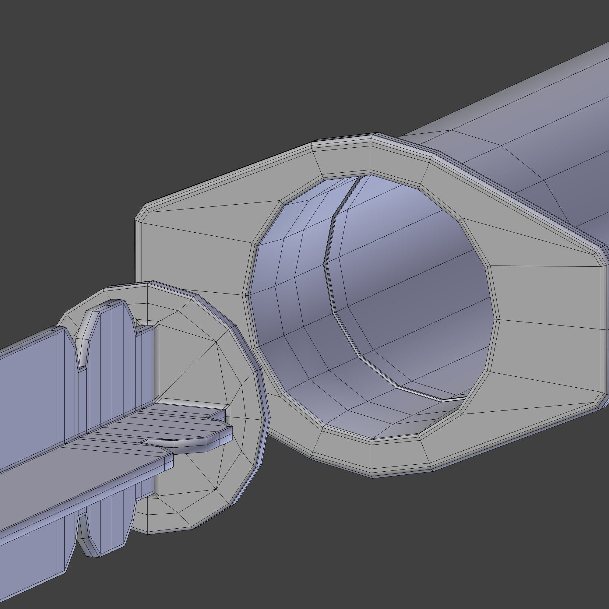 Syringe 2 injection 3D model_4