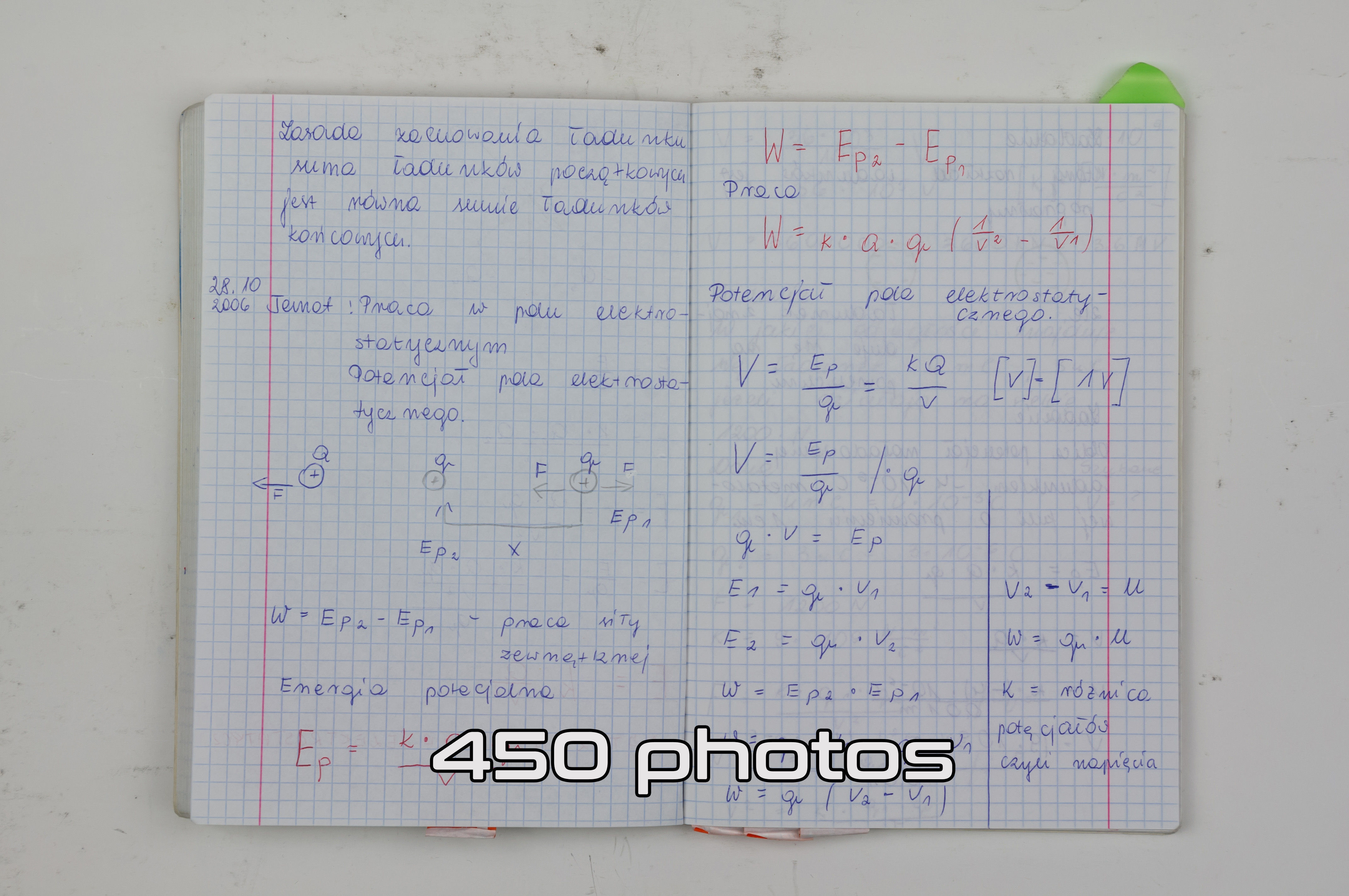 School Book Set Low-poly 3D model_11