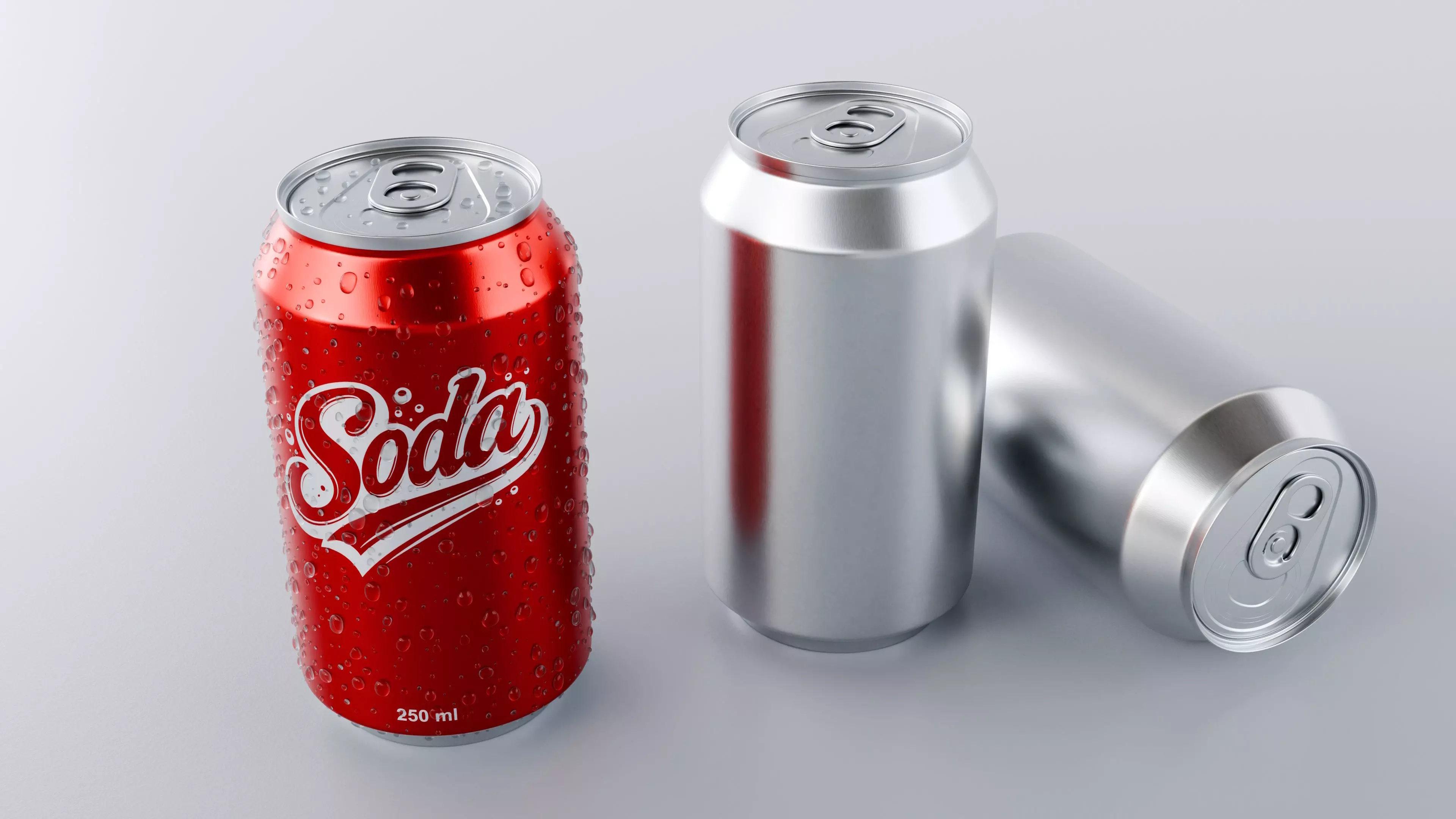 Aluminium Can Mockup 3D model