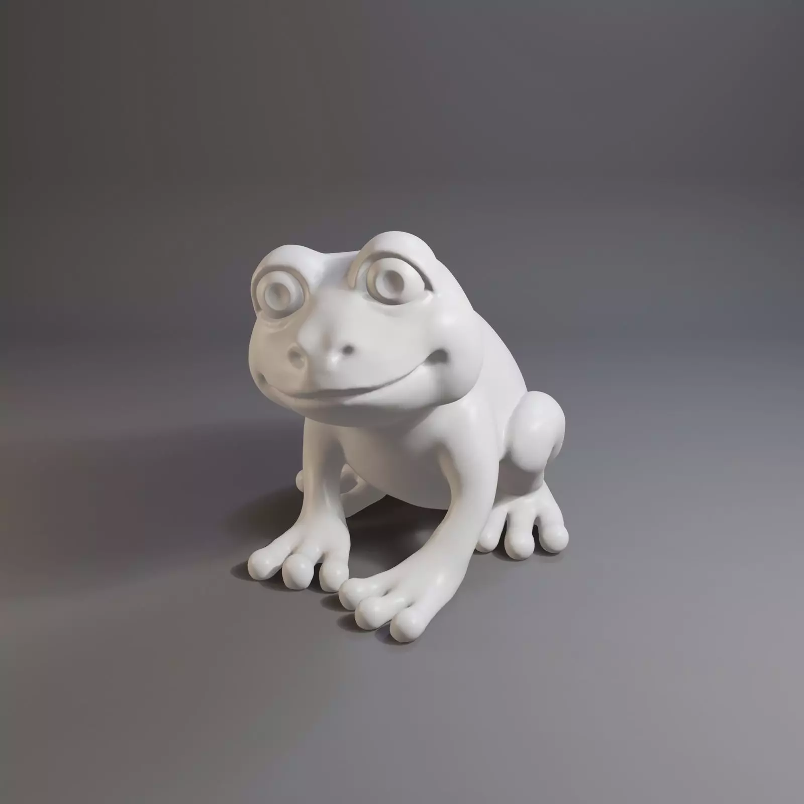 Cartoon frog Free 3D print model