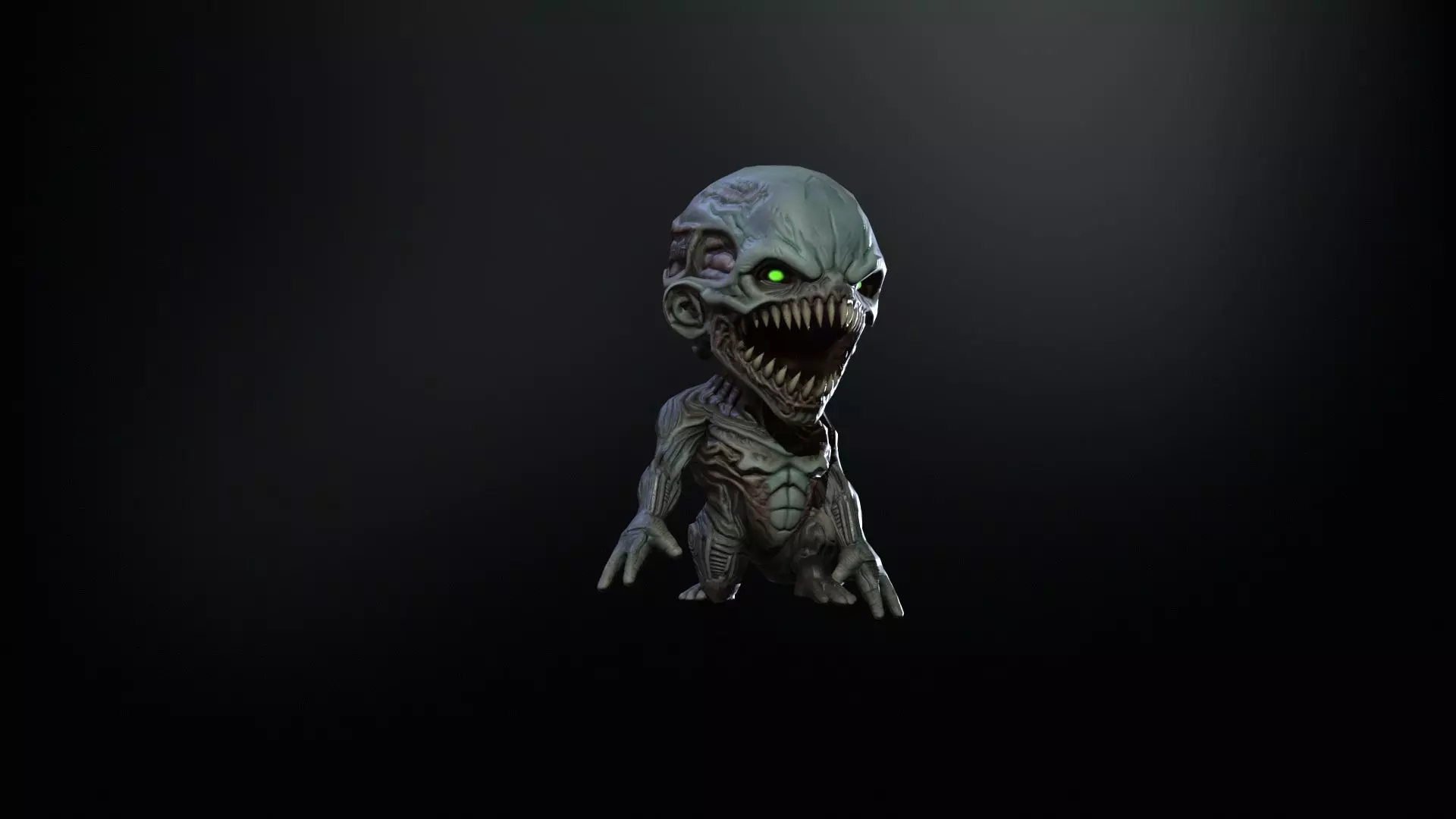 ChibiMonster5Pack2 Low-poly 3D model