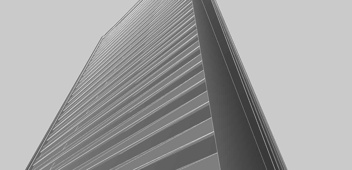 Japanese Dojo Low-poly 3D model_16