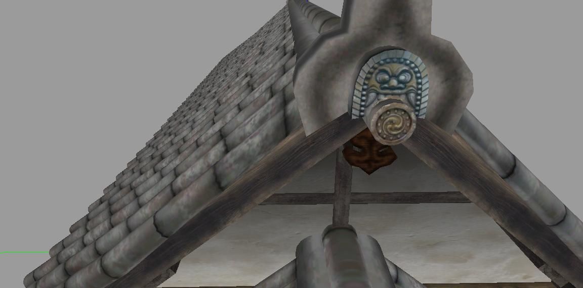 Japanese Dojo Low-poly 3D model_4