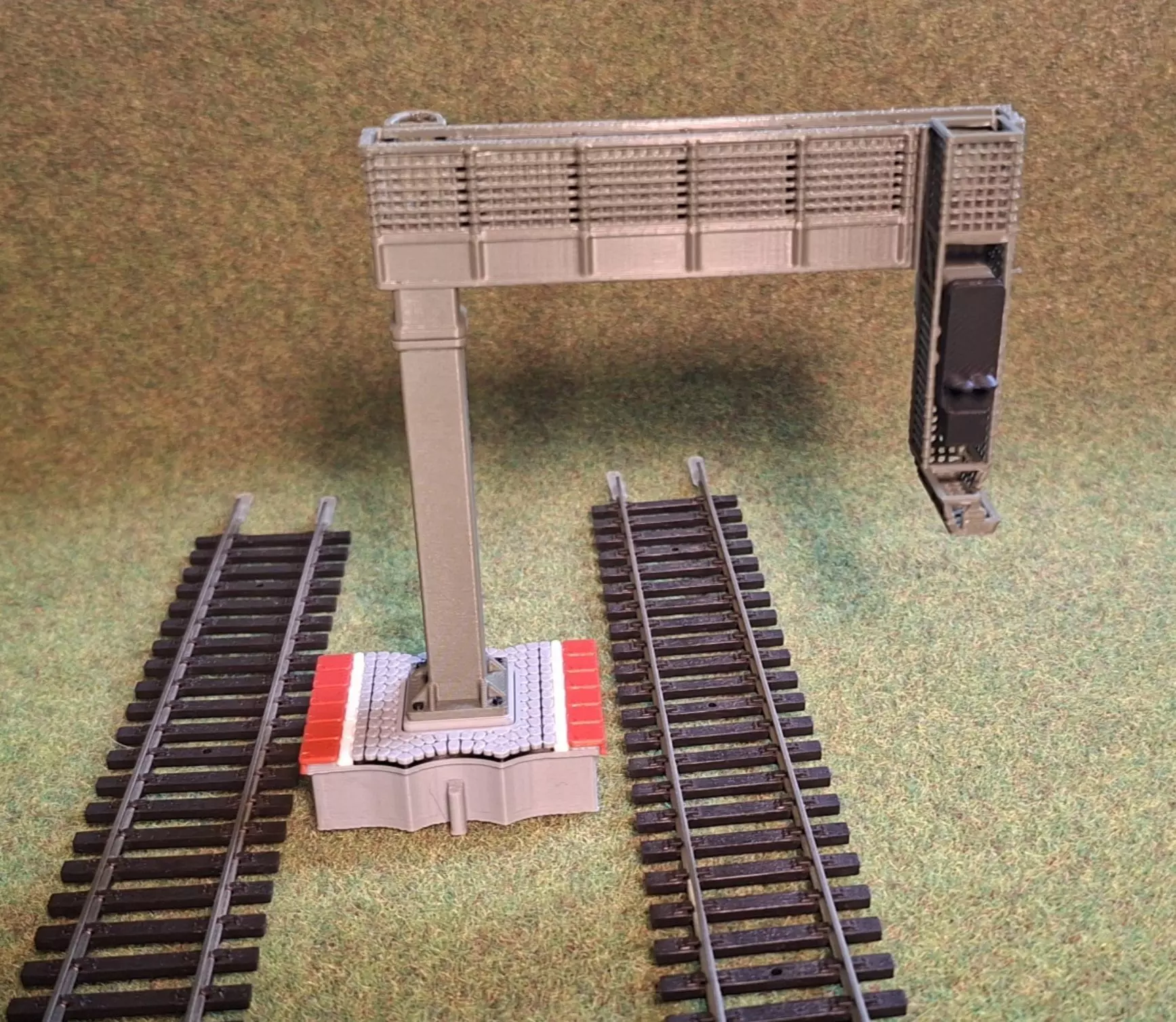 Deutsche Bahn Single Signal Bridge Mod1 1-87 FDM color 3D print model