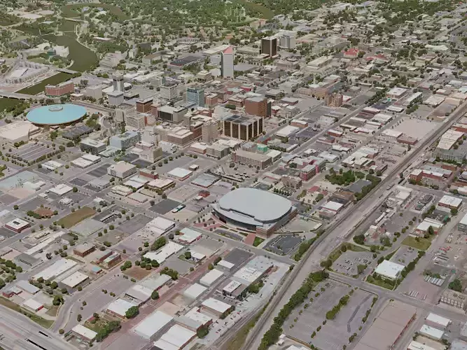 Wichita City 3D model