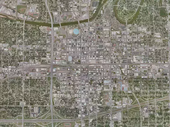 Wichita City 3D model 7