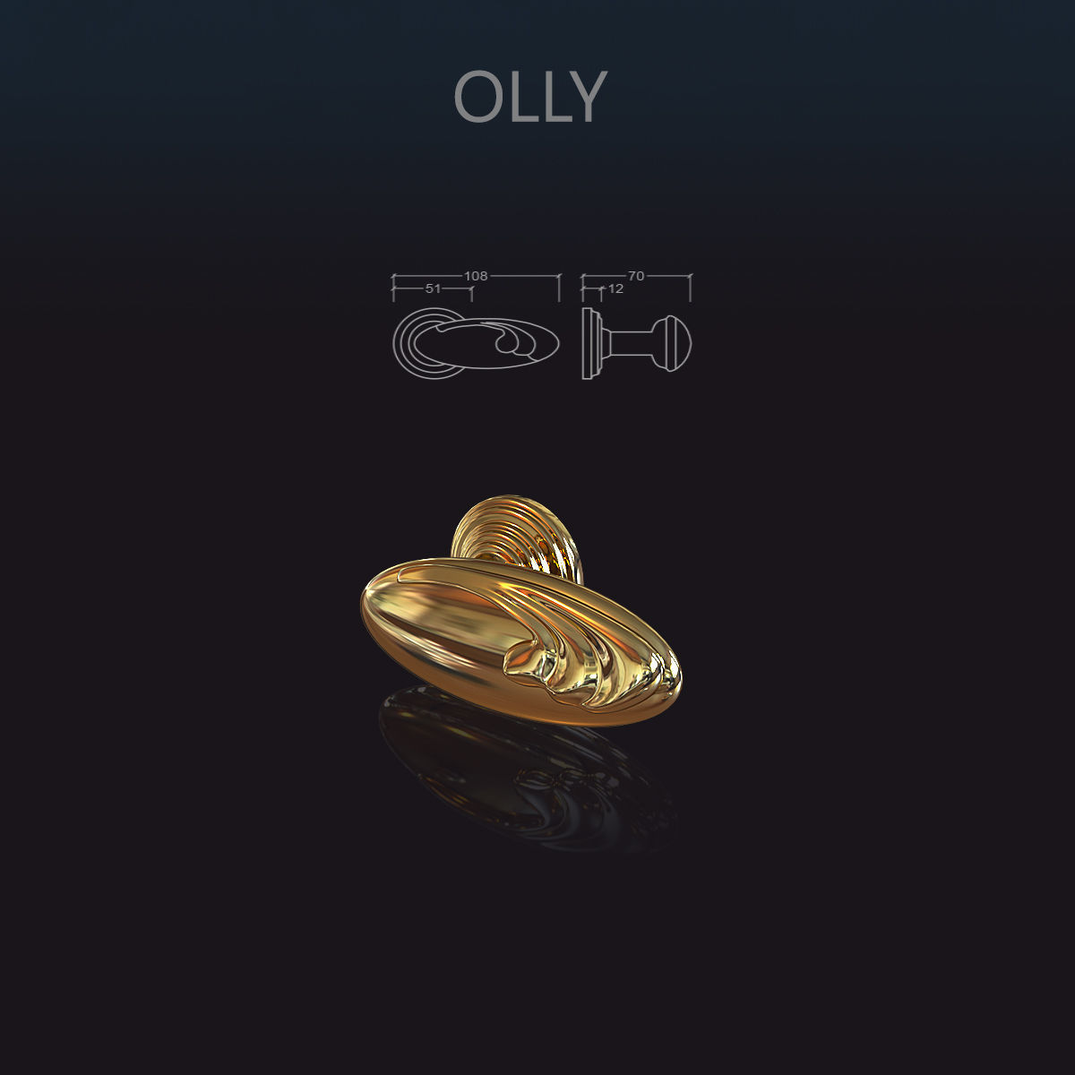 Door handles 3D model_6