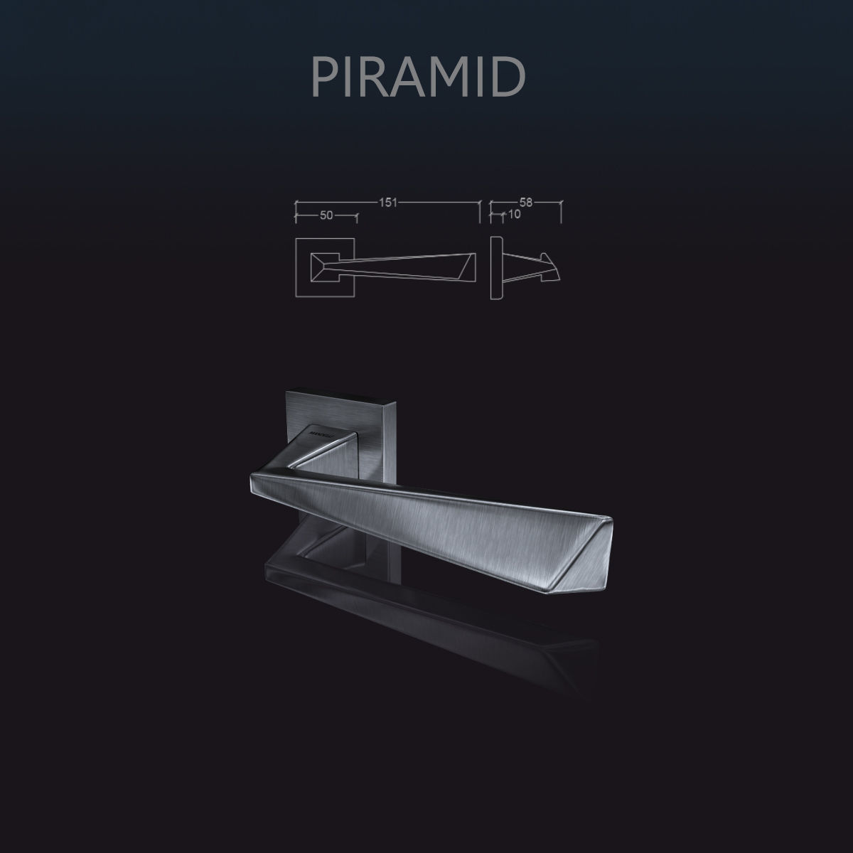 Door handles 3D model_4