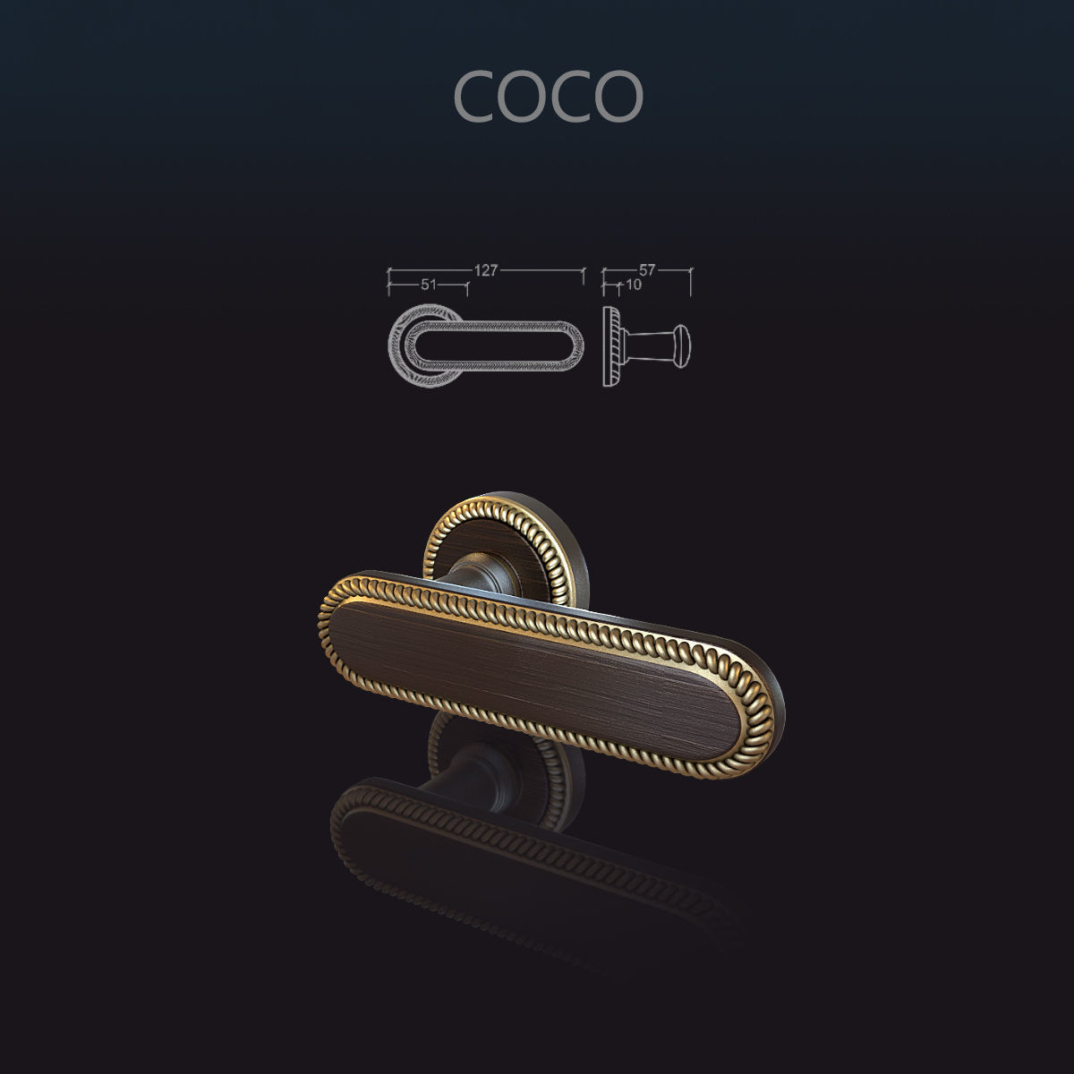 Door handles 3D model_8