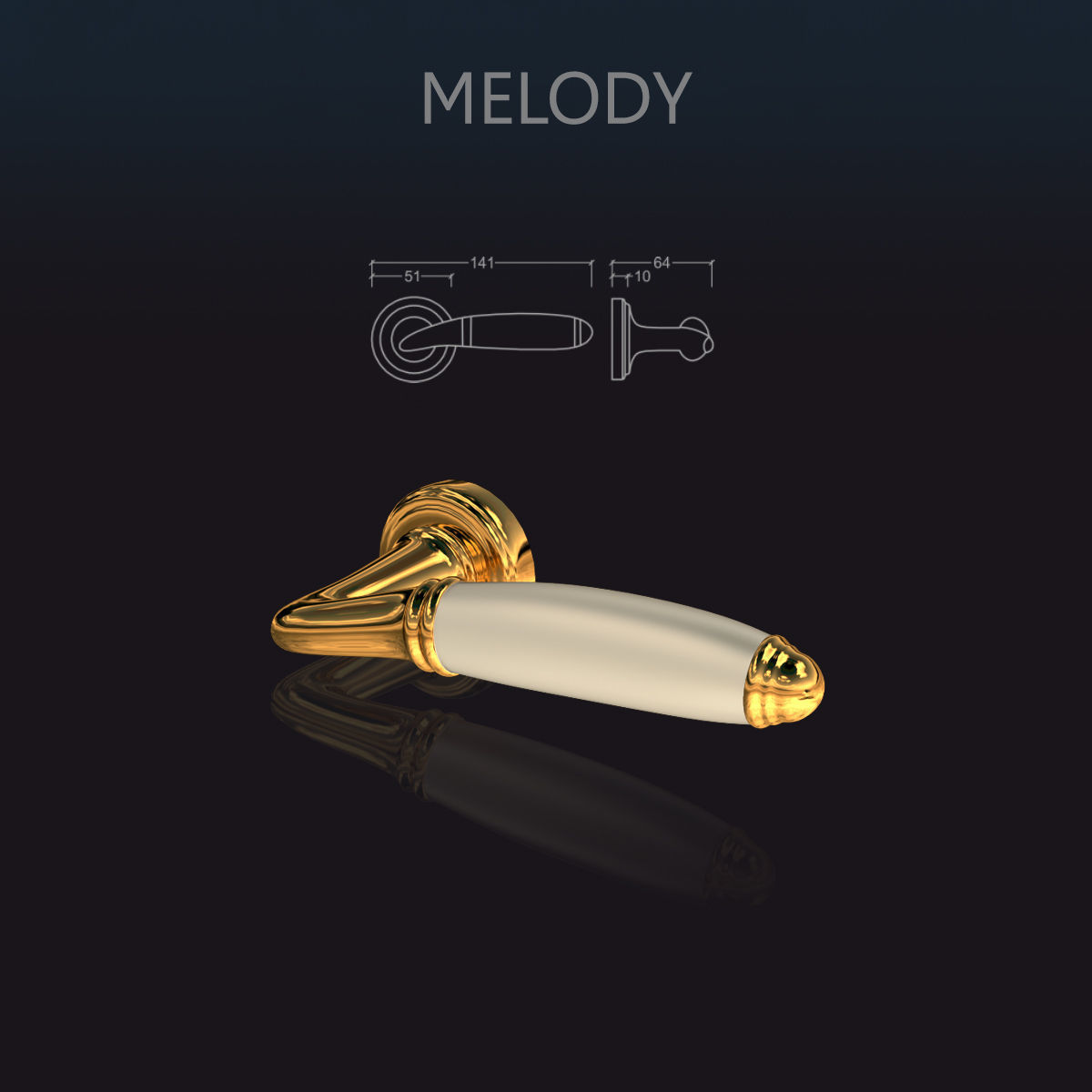 Door handles 3D model_1