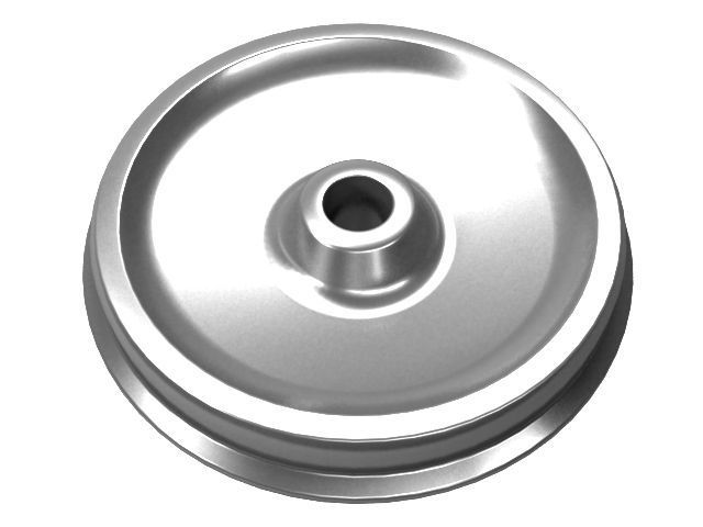 Train Wheel Low-poly 3D model_5