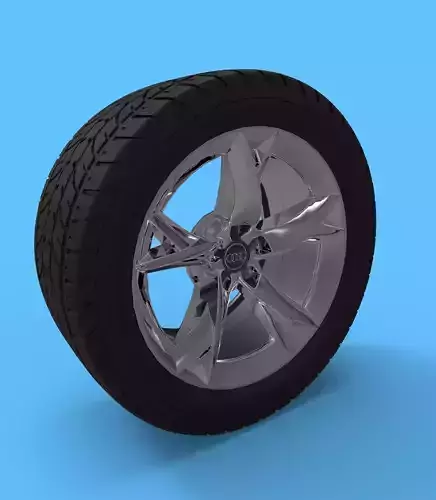 Audi A5 wheel 3D model