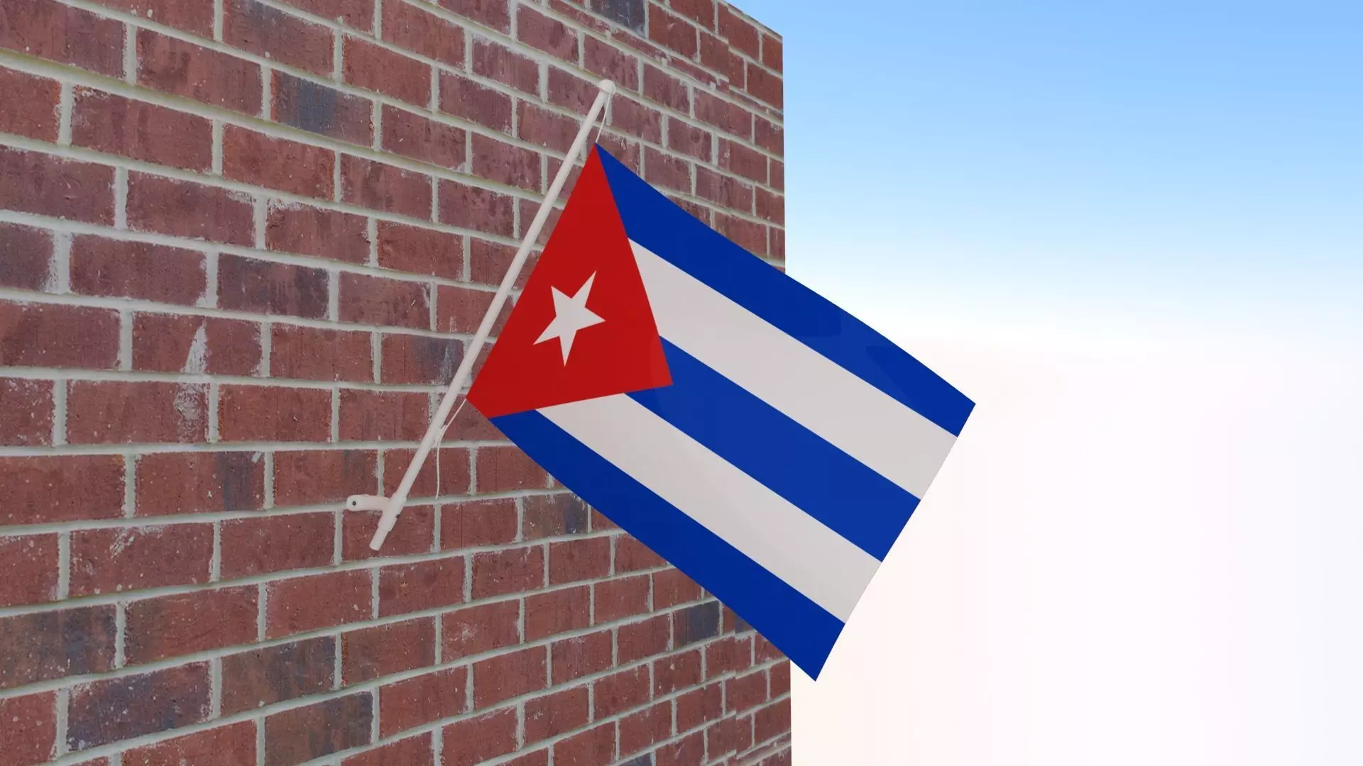 Flag of Cuba 3D model