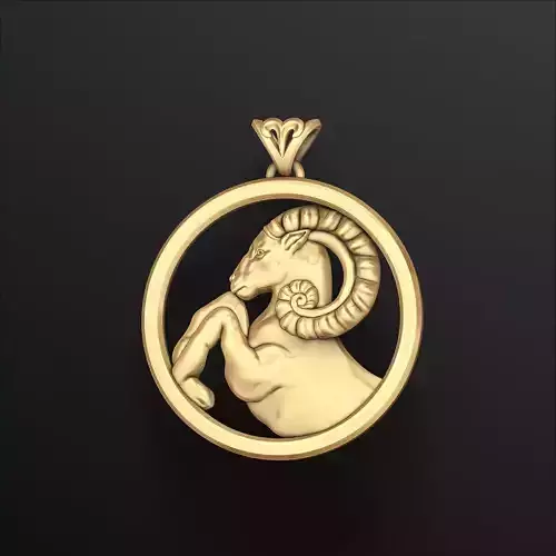 Zodiac Aries Pendant Light