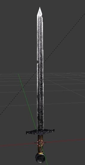 Fantasy sword pack1 Low-poly 3D model_11