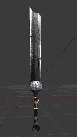 Fantasy sword pack1 Low-poly 3D model_10