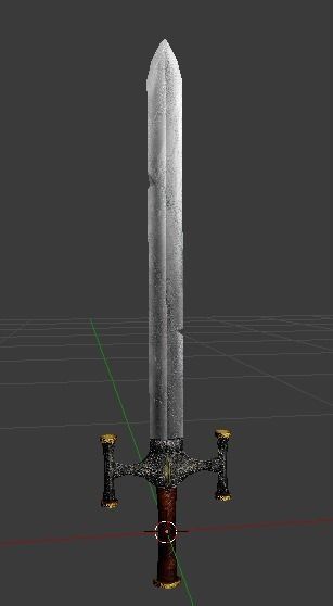 Fantasy sword pack1 Low-poly 3D model_7