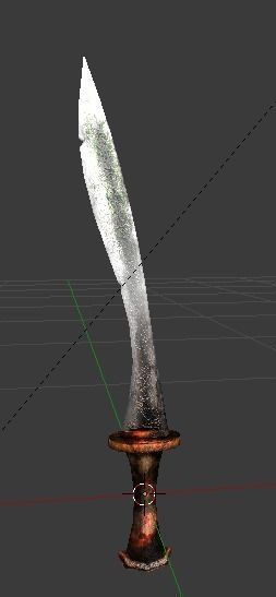 Fantasy sword pack1 Low-poly 3D model_8