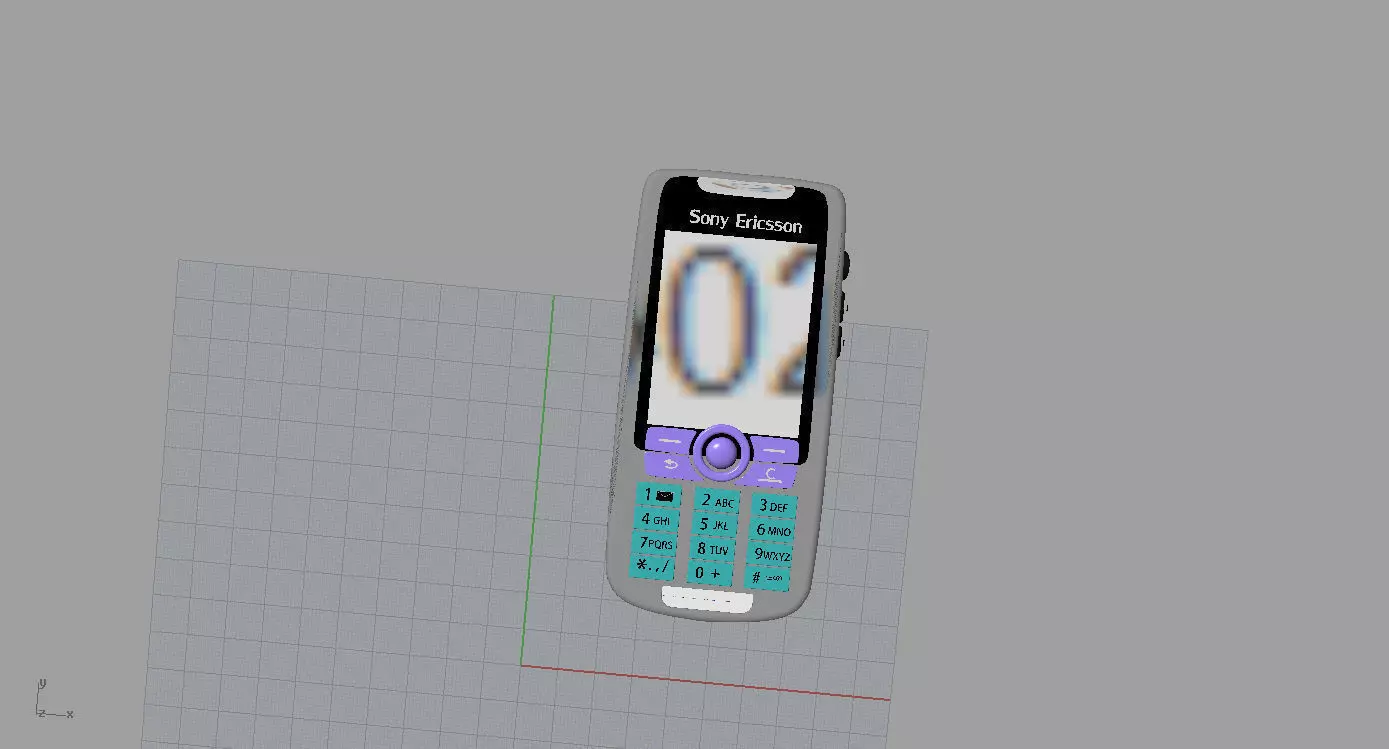 telefono cell phone Free 3D model
