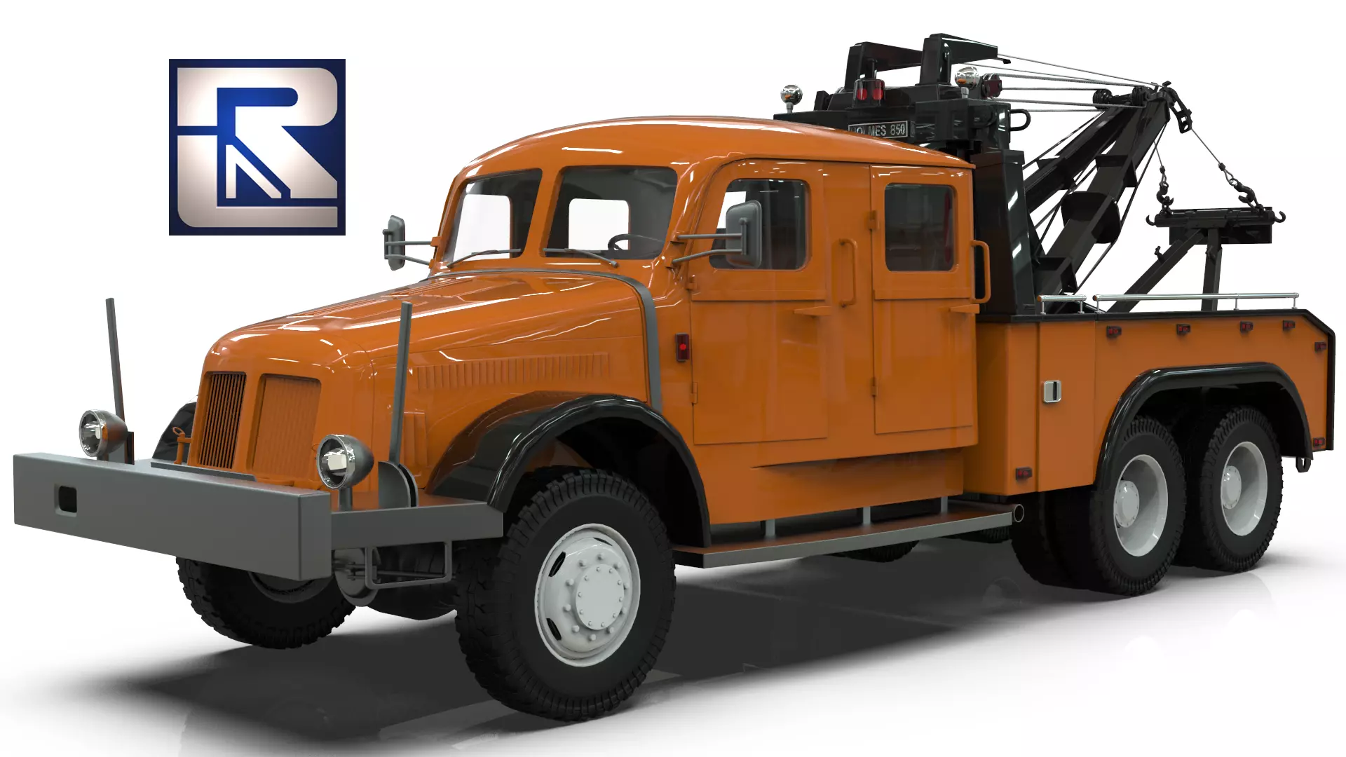 Tatra 141 Heavy Hauler with Holmes 850 Wrecker System 3D print model