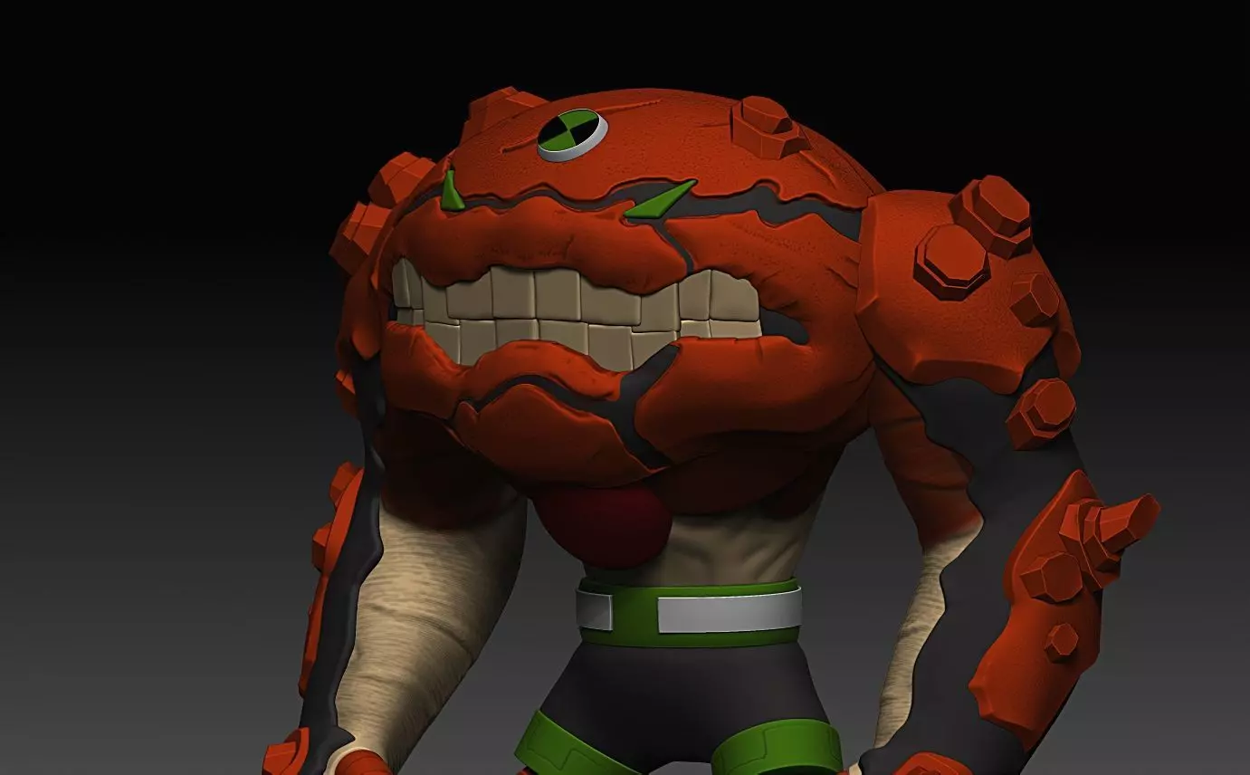 Gravattack Ben 10 3D print model