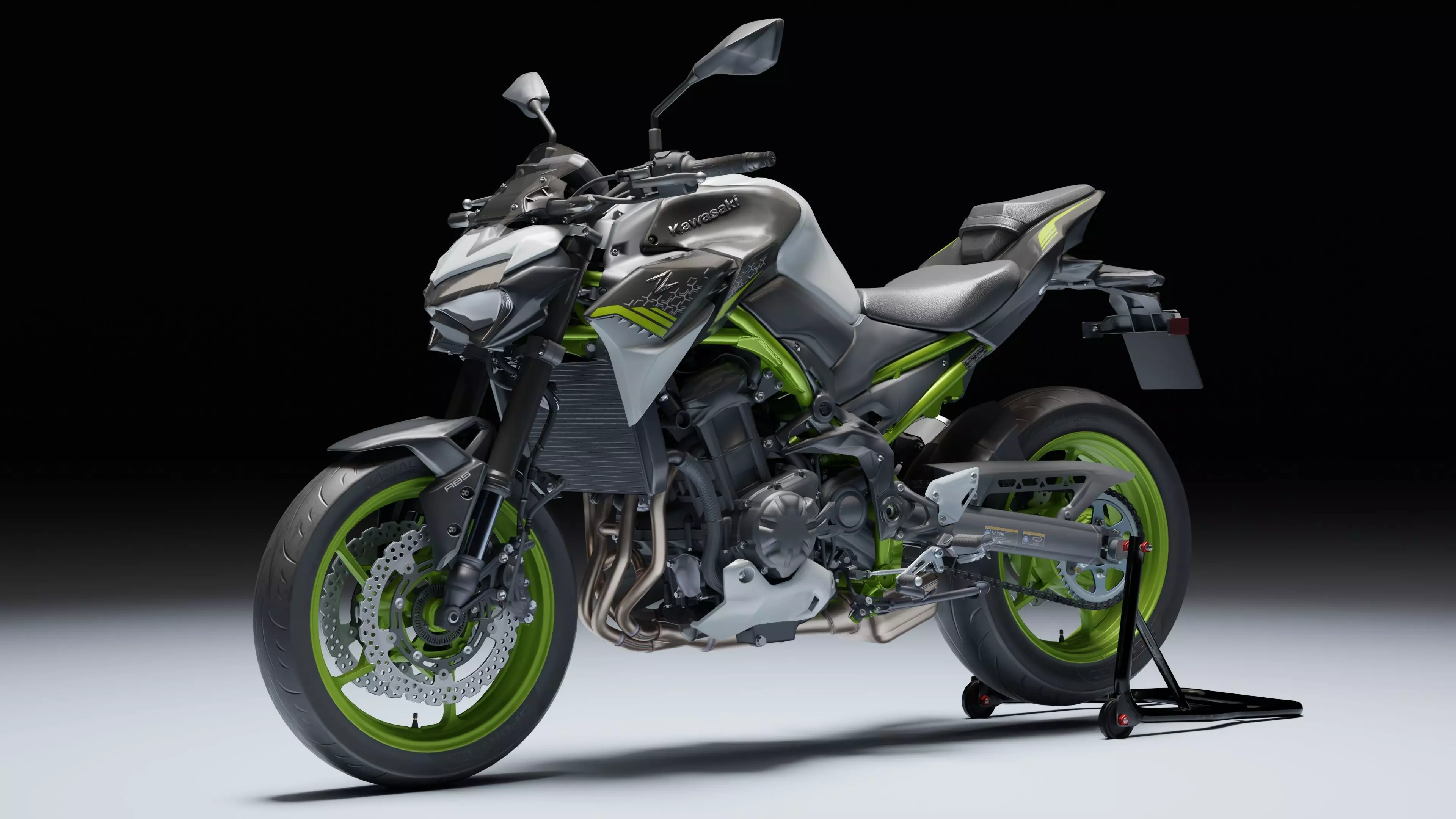 Kawasaki Z900 2021 Low-poly 3D model