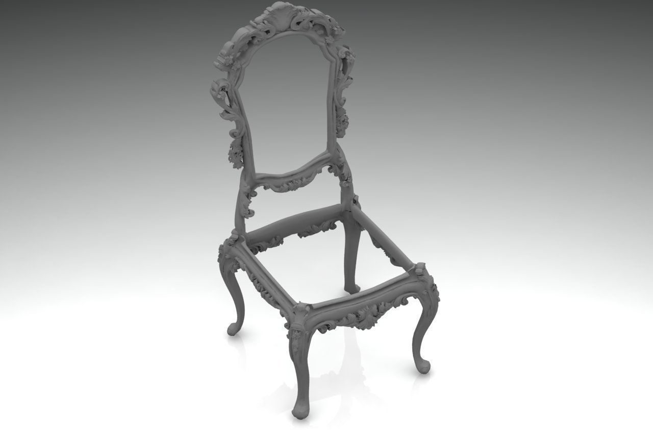 Chair 3D print model_4