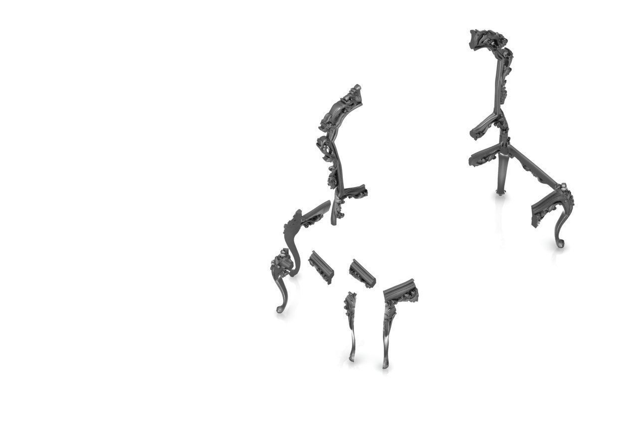 Chair 3D print model_3