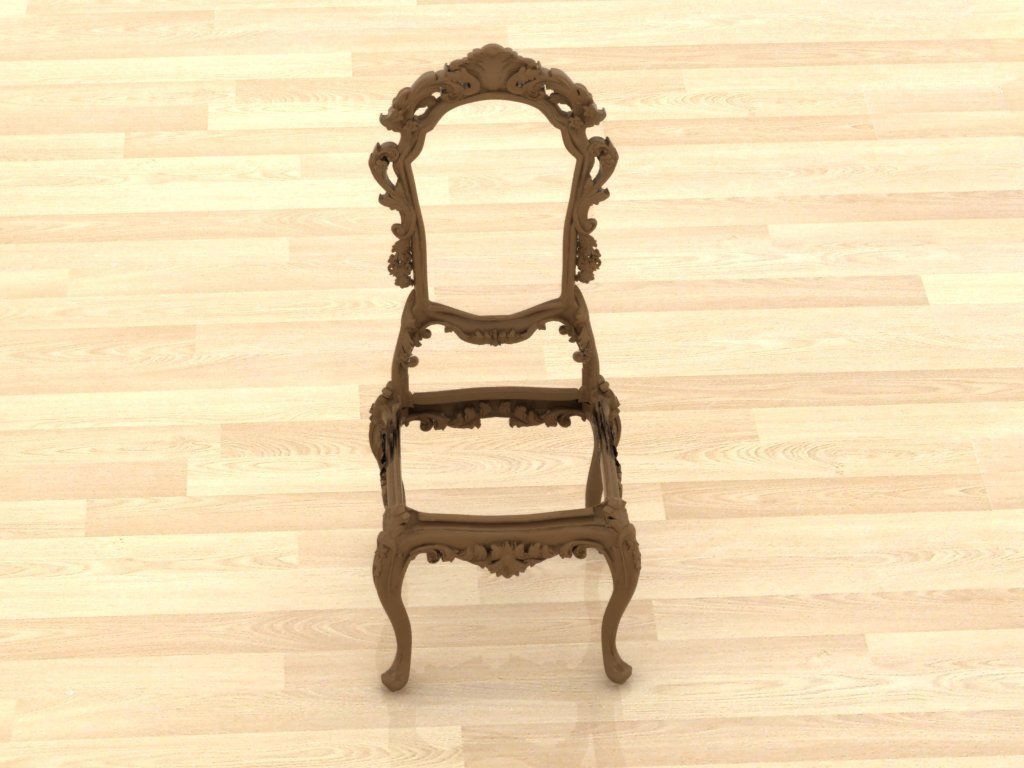 Chair 3D print model_9