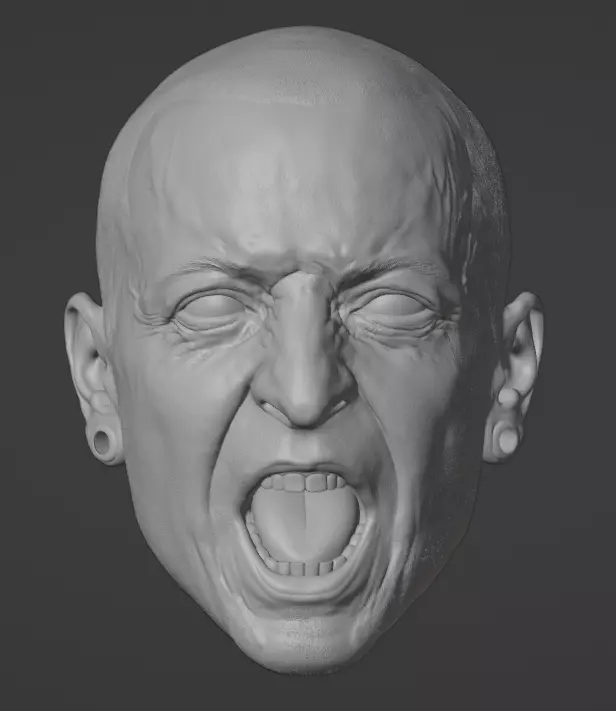 Chester Bennington Head - Linkin Park 3D print model