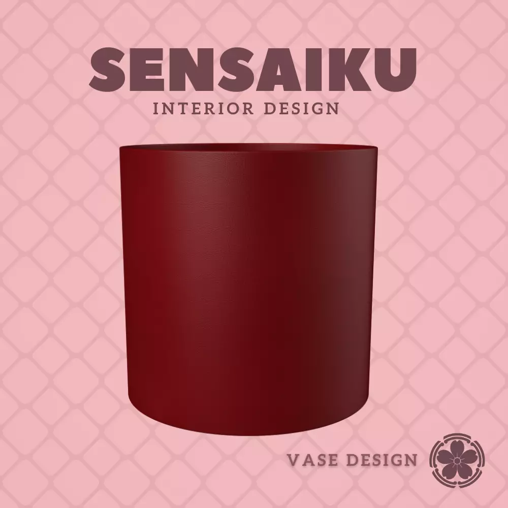 05 Circle V5 Custom Vase Design - Ikebana Home Decoration 3D print model