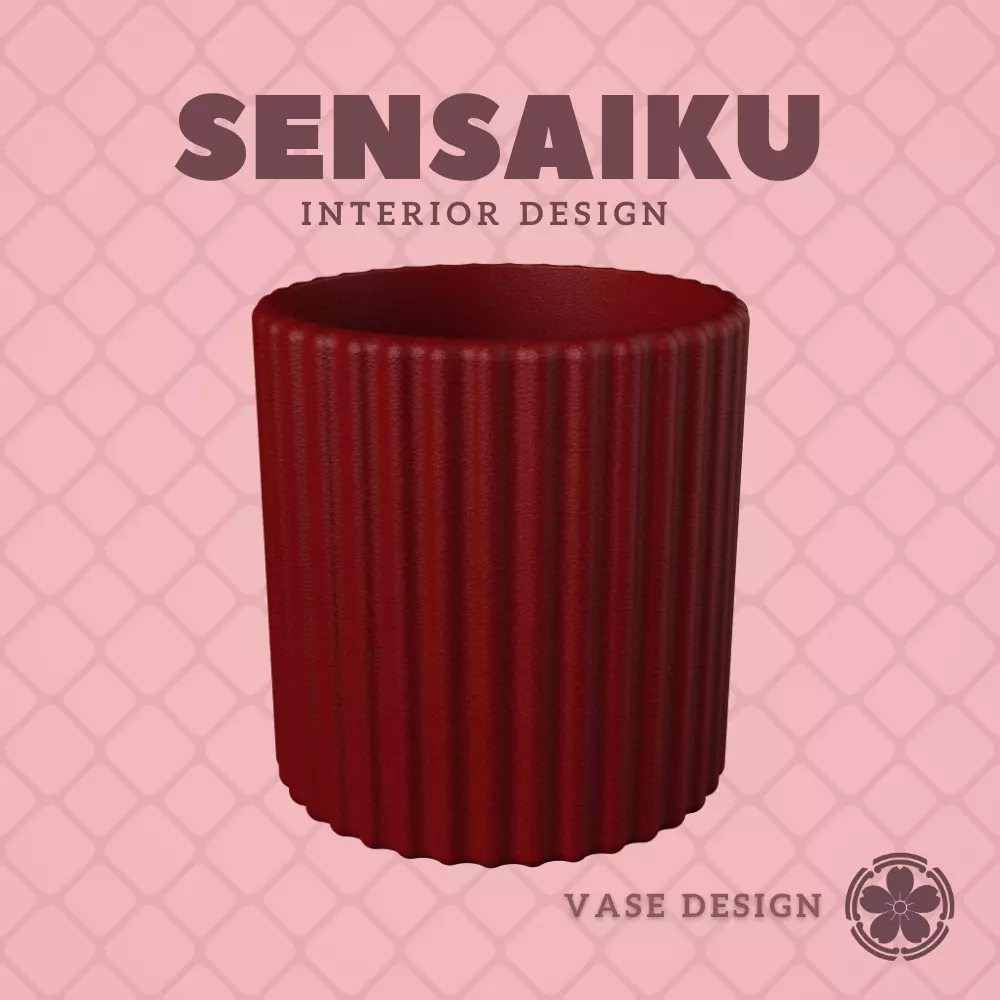 09 Circle V9 Custom Vase Design - Ikebana Home Decoration 3D print model