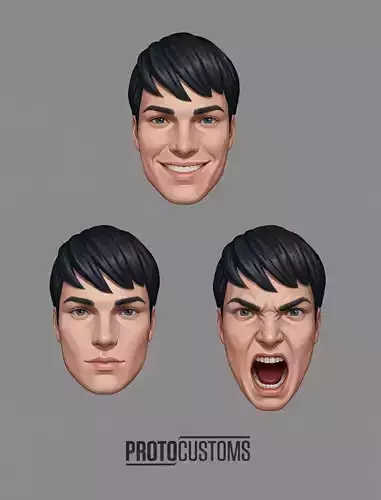 DC SHAZAM CAPTAIN MARVEL BILLY BATSON 3-PACK EXPRESSIONS