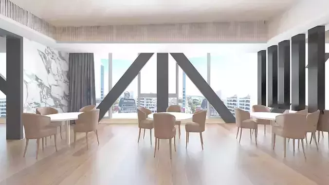Lounge Design 3D model