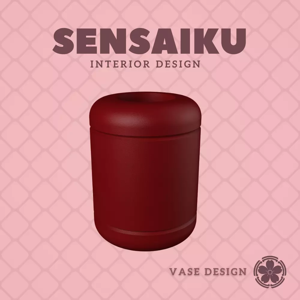 24 Circle V10 Custom Vase Design - Ikebana Home Decoration 3D print model