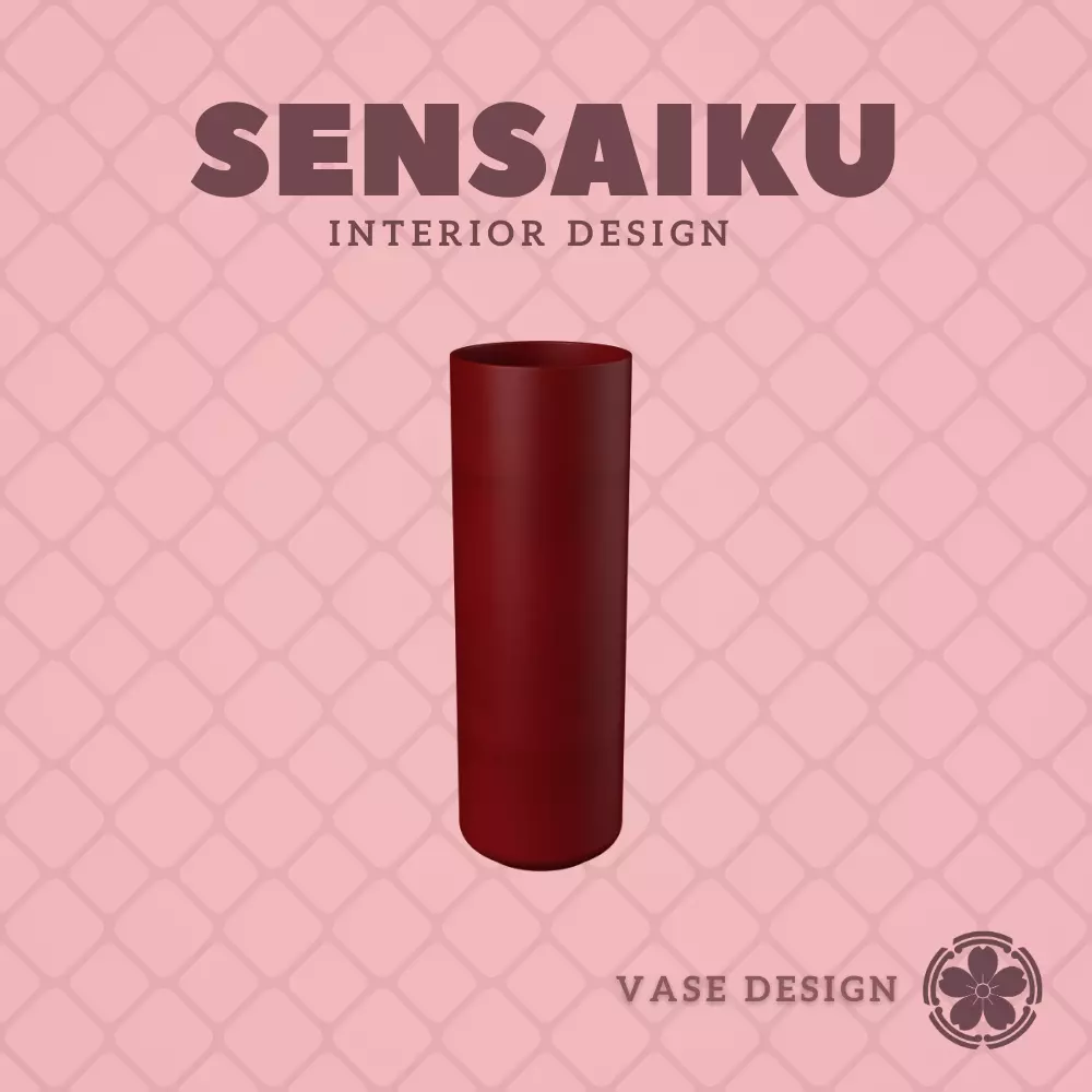 29 Cylinder - V14 Custom Vase Design - Ikebana Home Decoration 3D print model