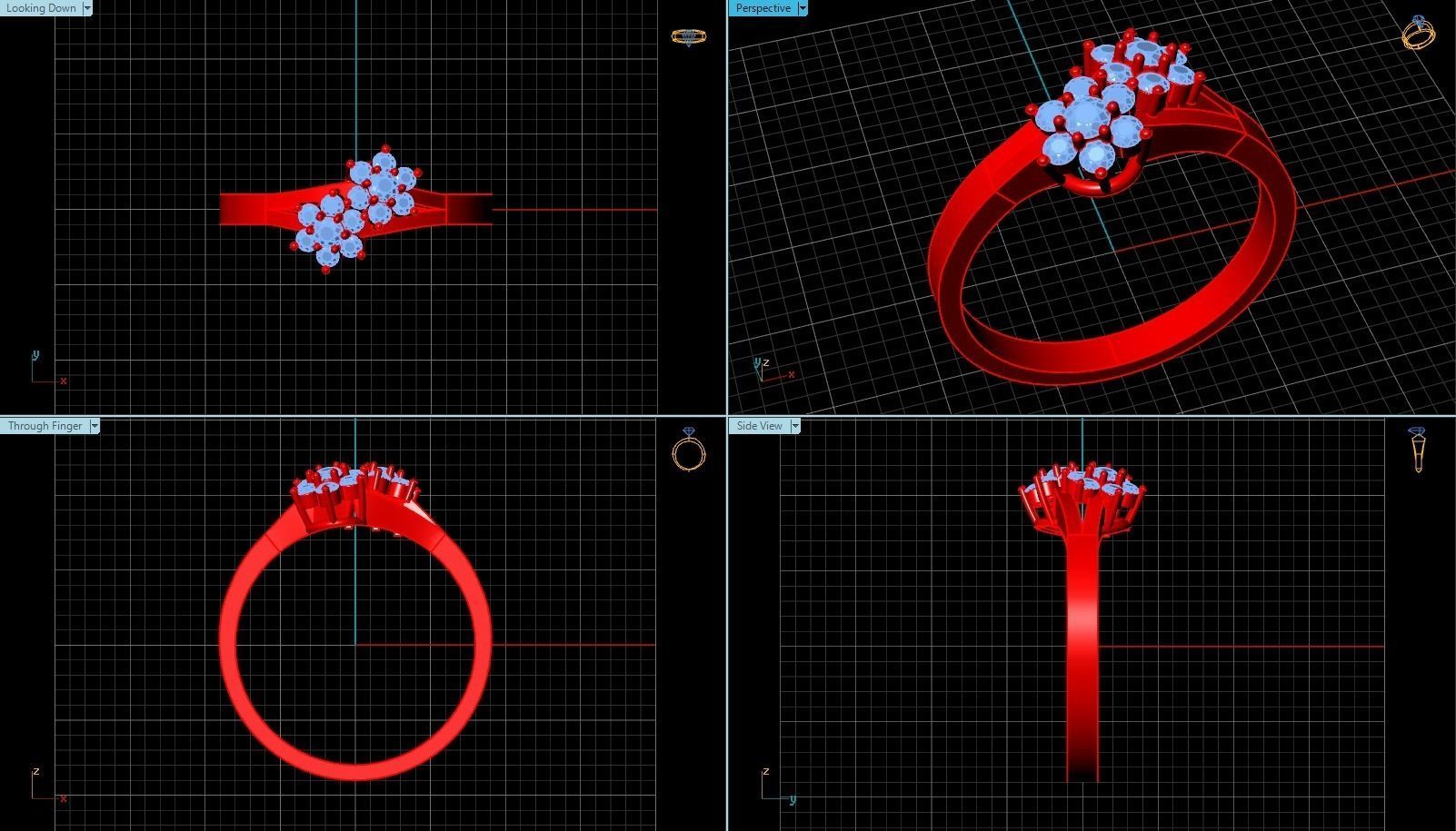 Ring T00126 3D print model_3