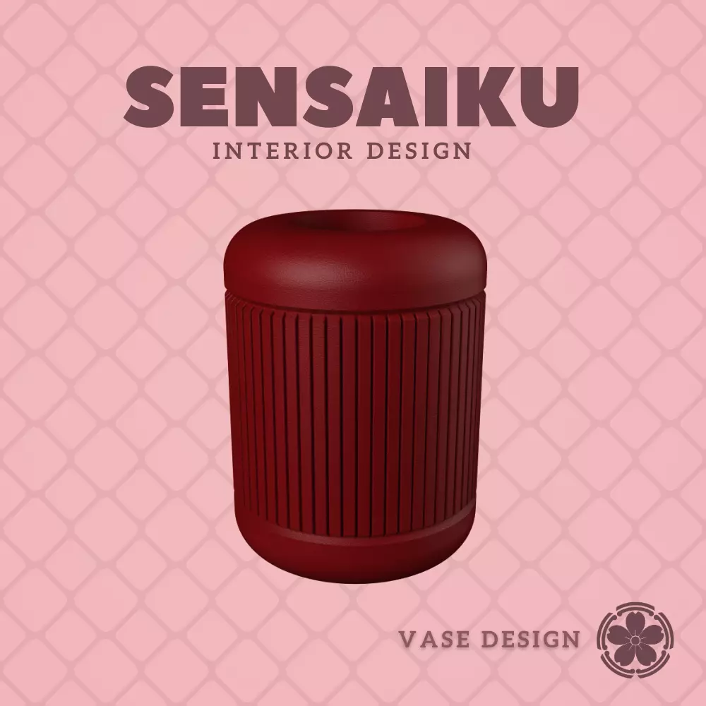 31 Circle V11 Custom Vase Design - Ikebana Home Decoration 3D print model