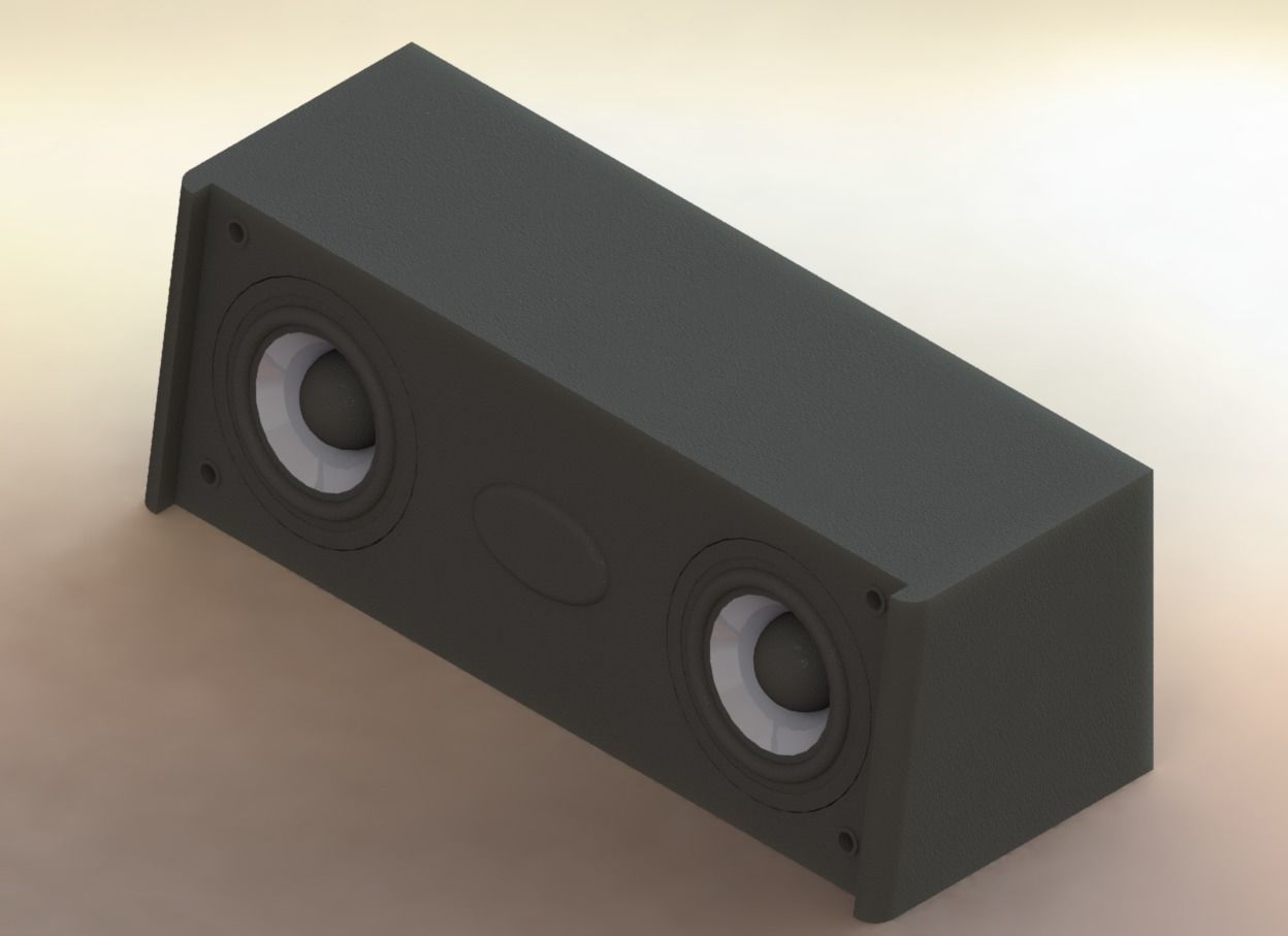Speakers Centr F-D - Sven IHOO 5-1 IR 3D model