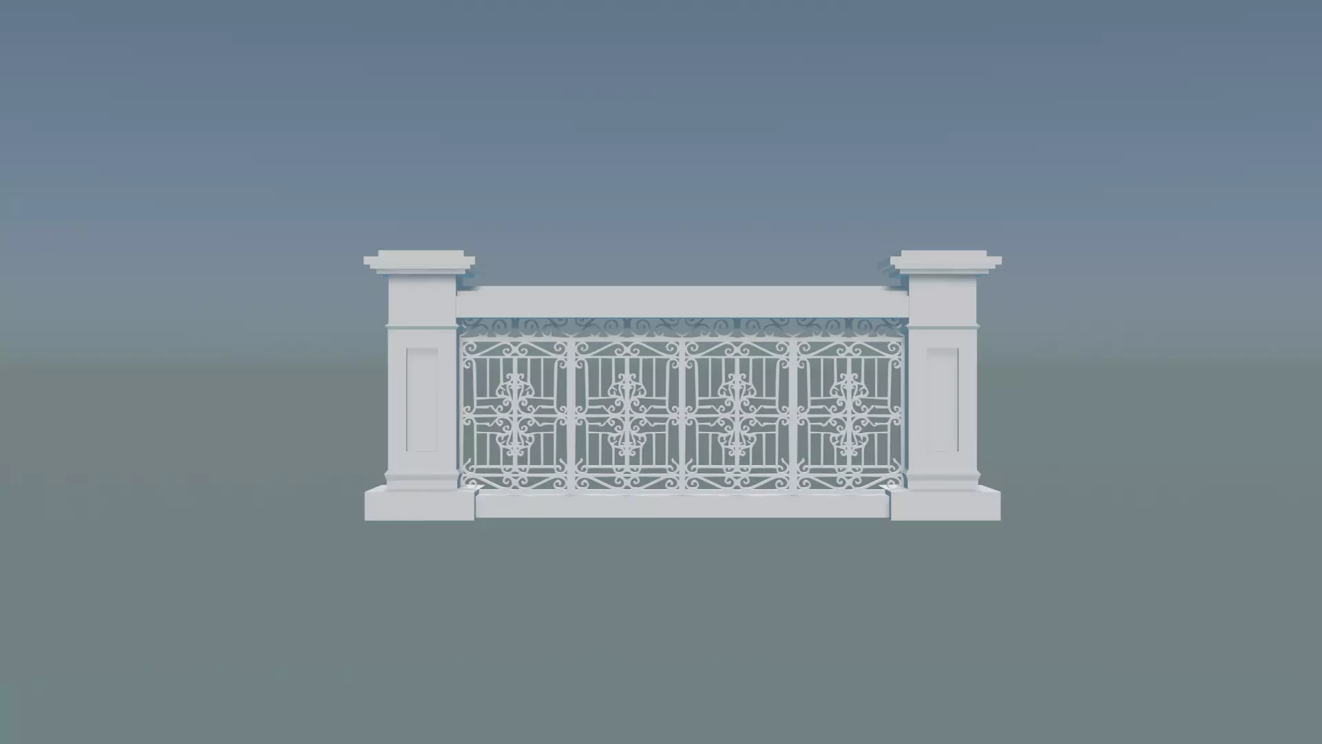 Balustrade 3D print model