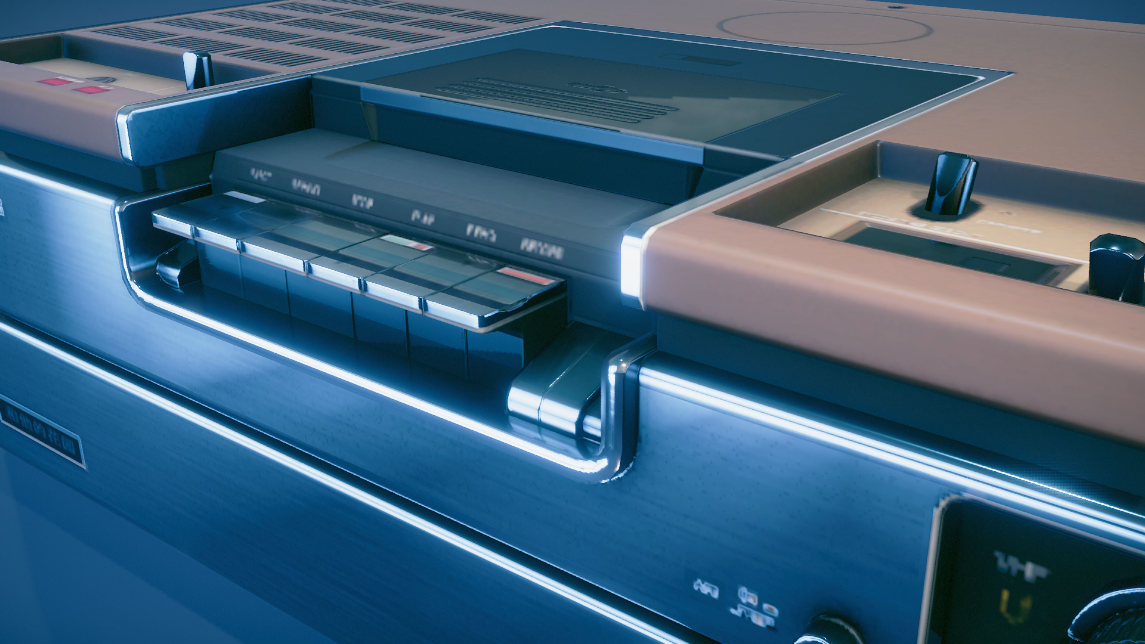 Videocassete Recorder Low-poly 3D model_6