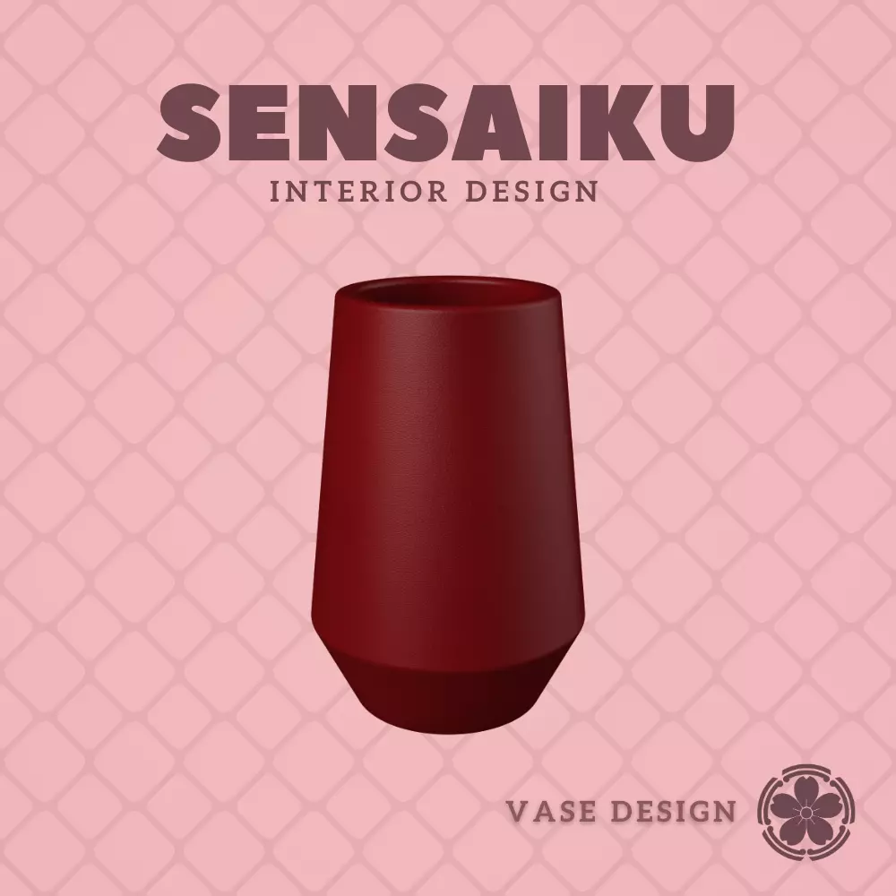 52 Cylinder - V33 Custom Vase Design - Ikebana Home Decoration 3D print model
