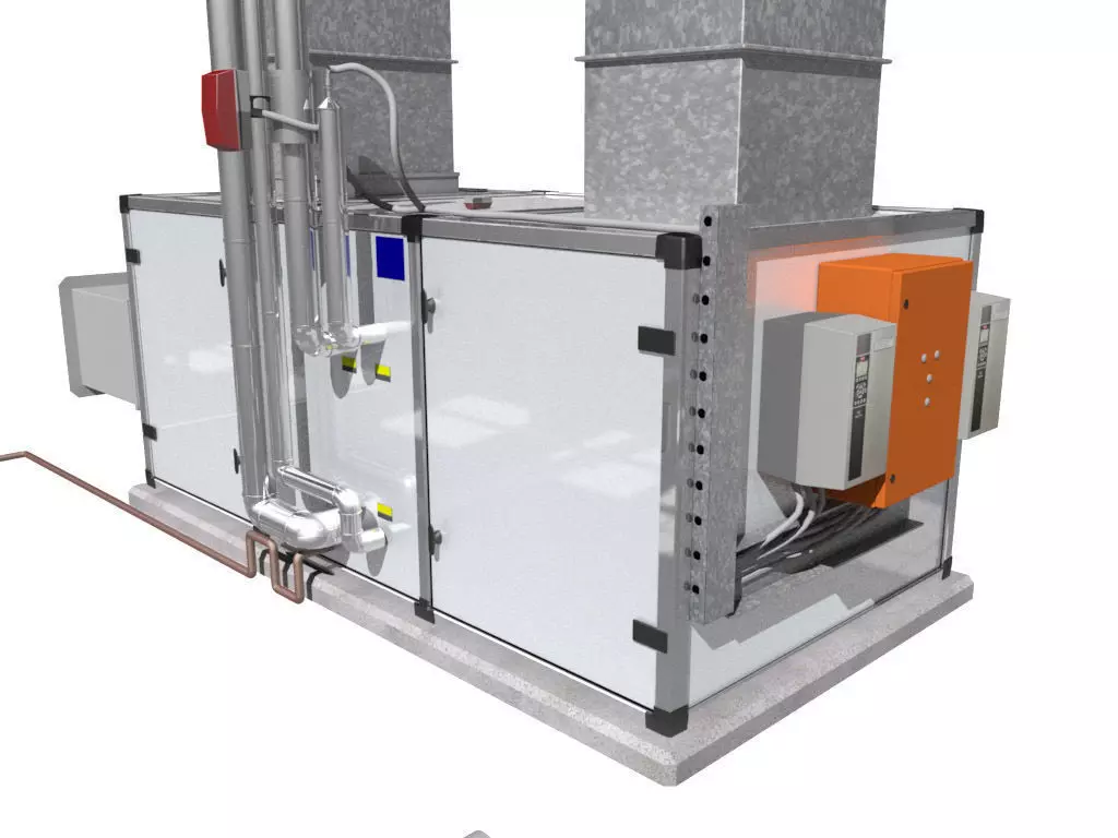 Air handling unit 3D model_0