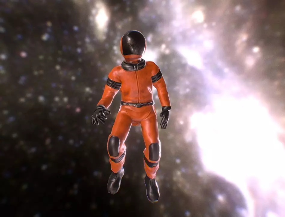 Major Tom the Sci Fi NPC Low-poly 3D model